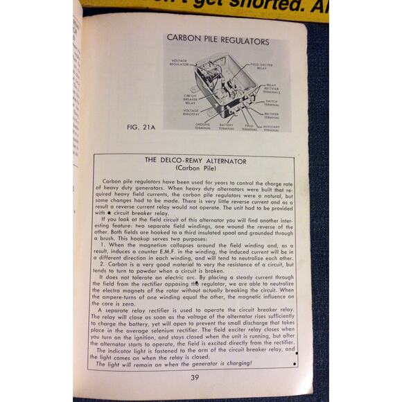 Vintage 1961 How and Why of 3 Phase Automobile Alternators Repair Mid-Century - Picture 6 of 10